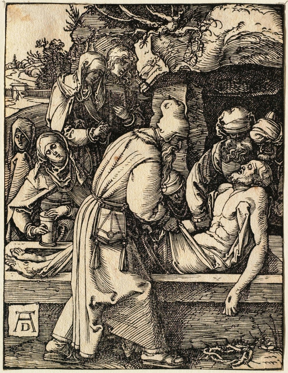 Mała Pasja: Zdjęcie z krzyża autorstwa Albrecht Dürer