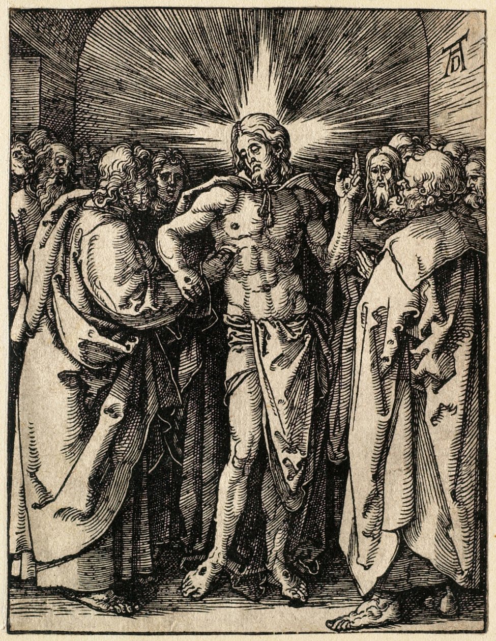 Mała Pasja: Niewierny Tomasz autorstwa Albrecht Dürer