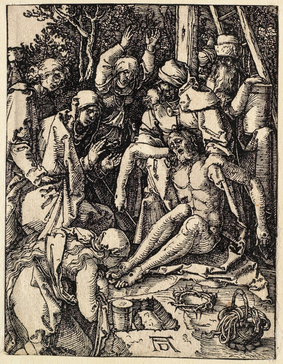 Mała Pasja: Opłakiwanie Chrystusa autorstwa Albrecht Dürer