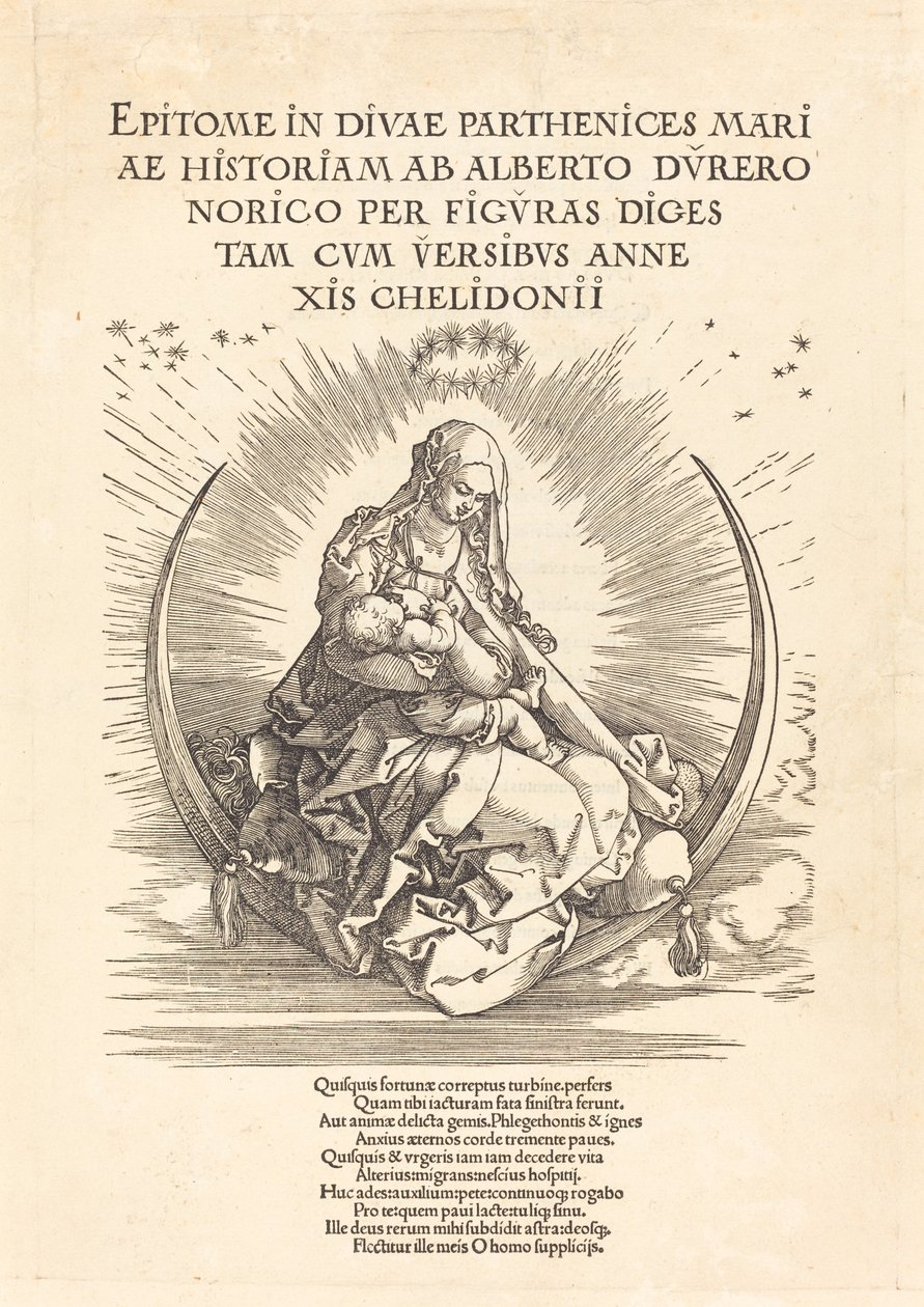 Madonna na Półksiężycu autorstwa Albrecht Dürer