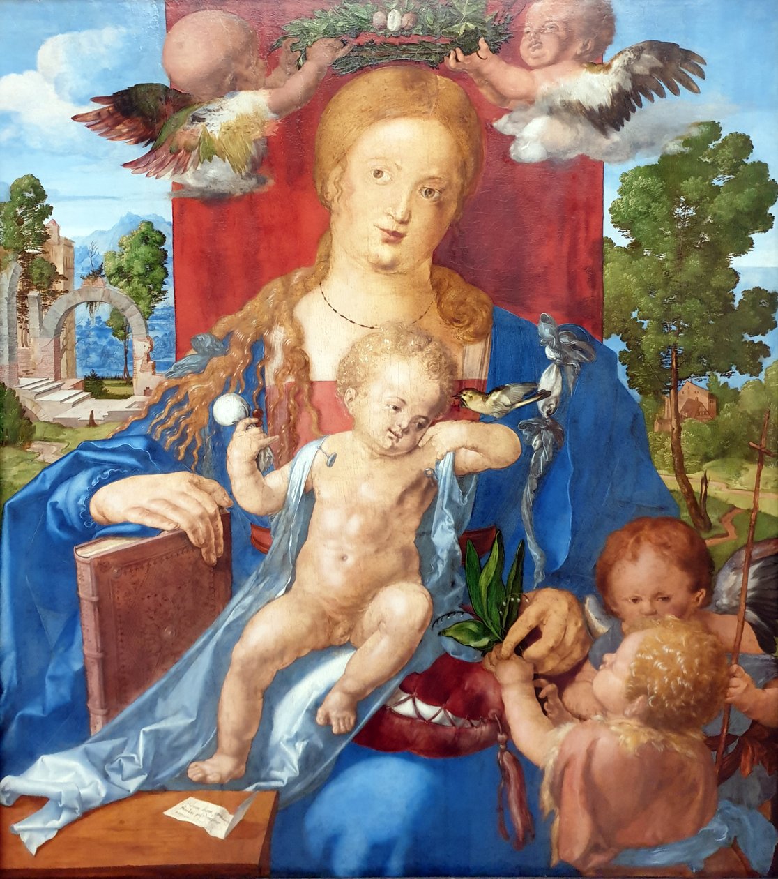 Madonna z wąsatką autorstwa Albrecht Dürer