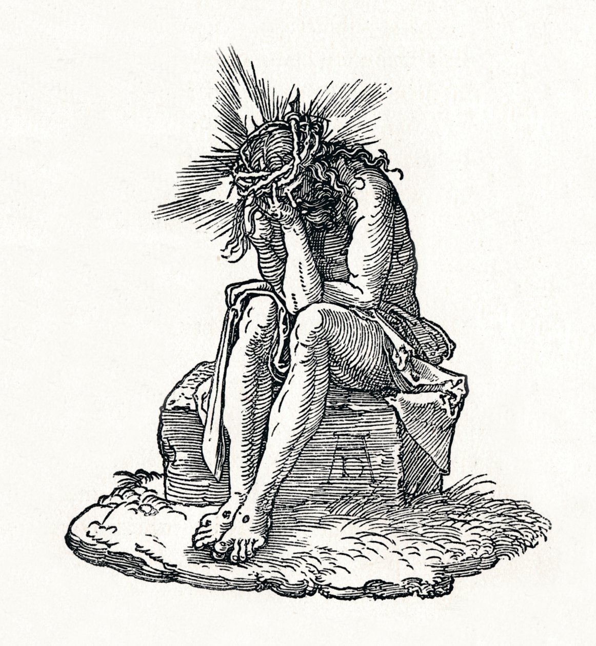 Mąż boleści. Strona tytułowa do Małej pasji, c1511, 1906 autorstwa Albrecht Dürer
