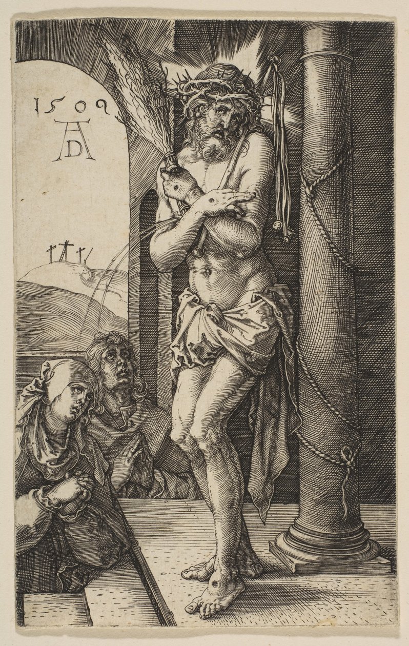 Mąż boleści, z „Pasji”, 1509. autorstwa Albrecht Dürer