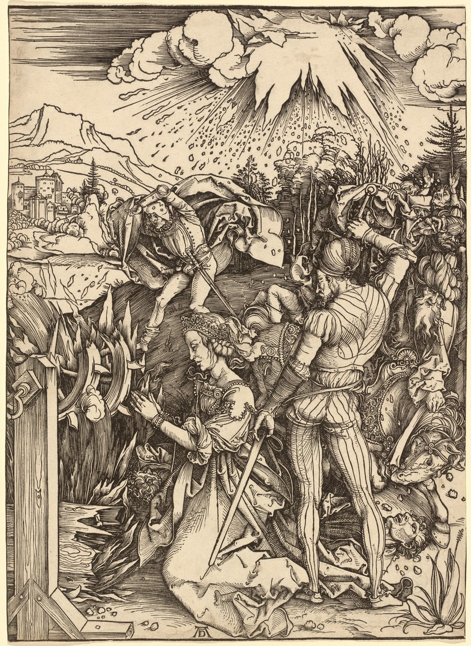 Męczeństwo św. Katarzyny autorstwa Albrecht Dürer