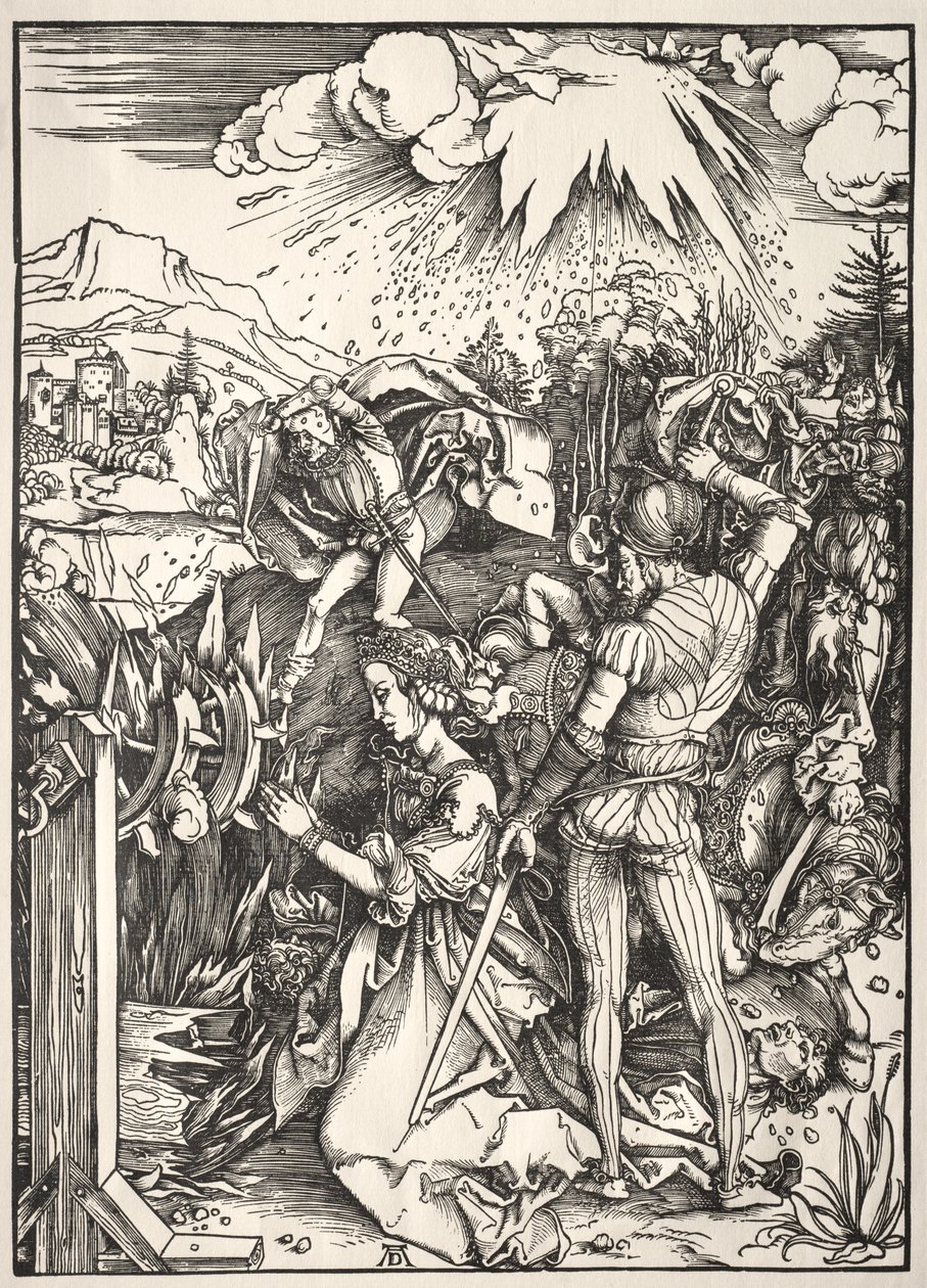 Męczeństwo św. Katarzyny autorstwa Albrecht Dürer