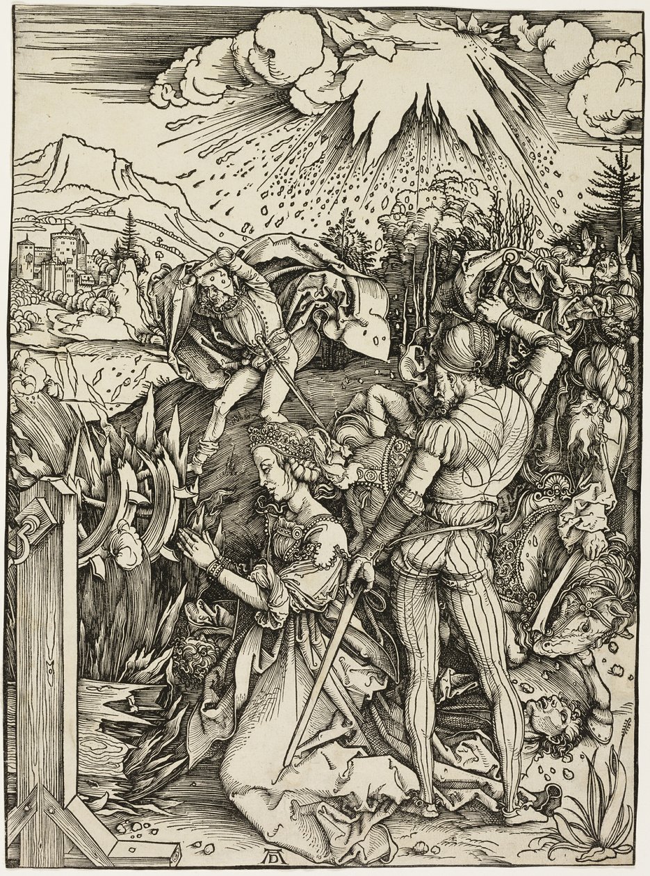 Męczeństwo św. Katarzyny autorstwa Albrecht Dürer