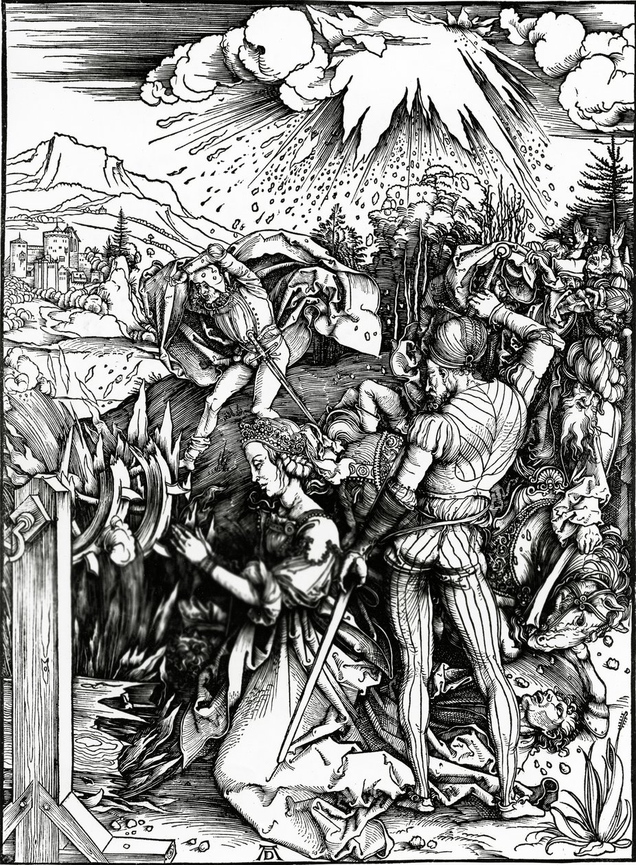 Męczeństwo św. Katarzyny autorstwa Albrecht Dürer