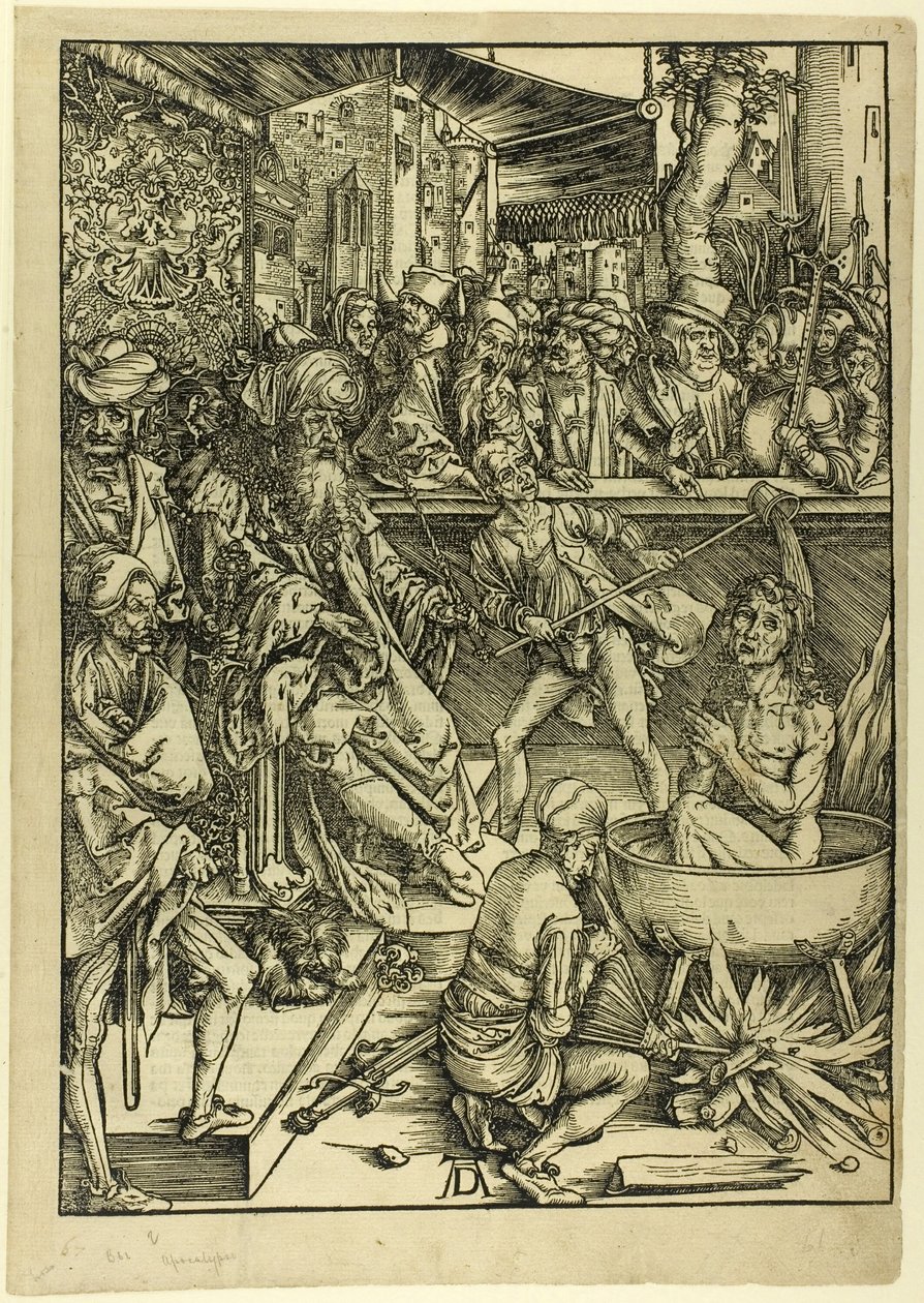 Męczeństwo św. Jana z Apokalipsy autorstwa Albrecht Dürer