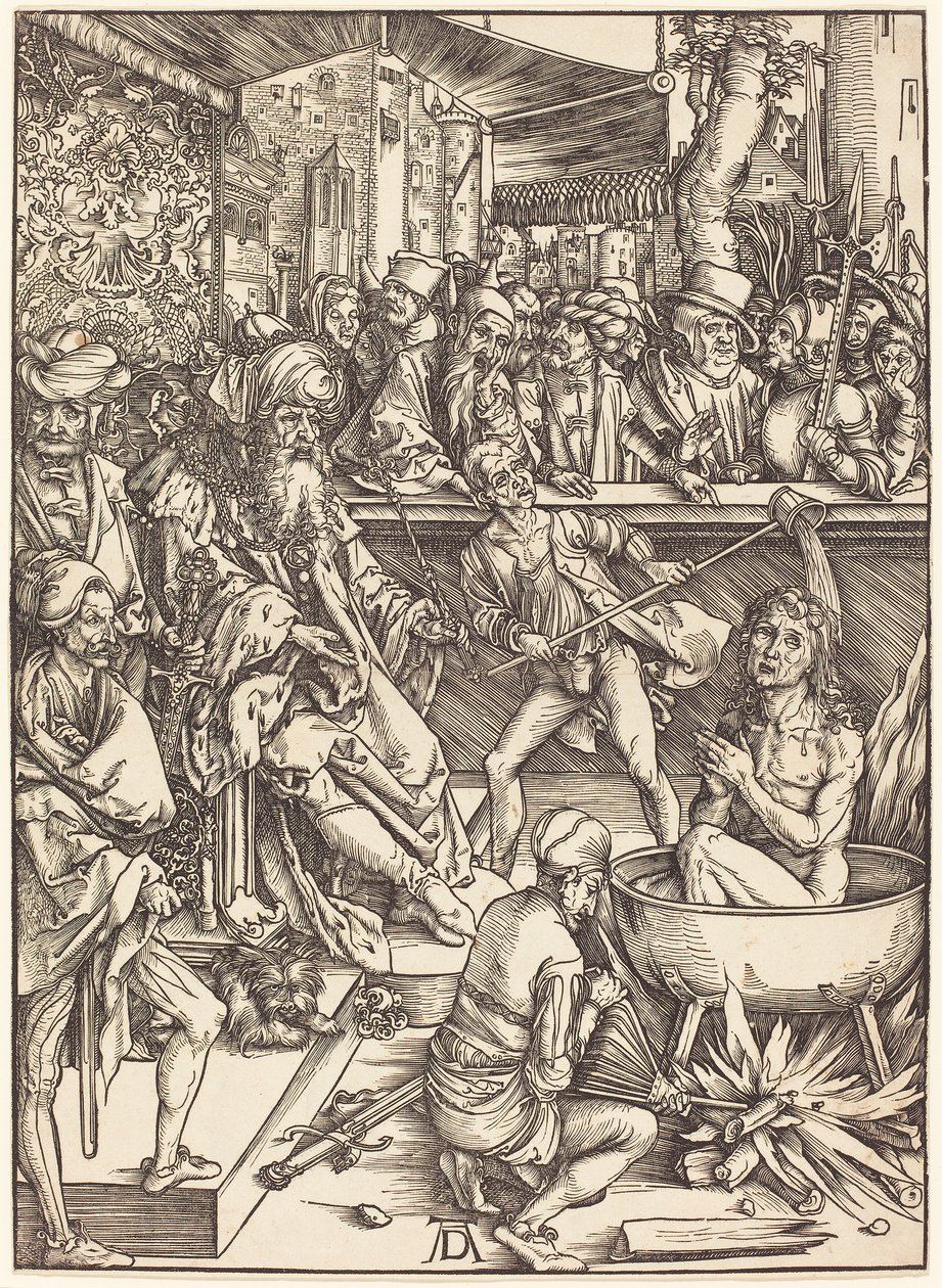 Męczeństwo świętego Jana Ewangelisty autorstwa Albrecht Dürer