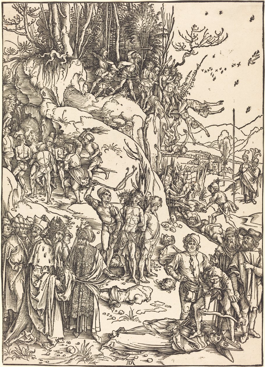 Męczeństwo dziesięciu tysięcy autorstwa Albrecht Dürer