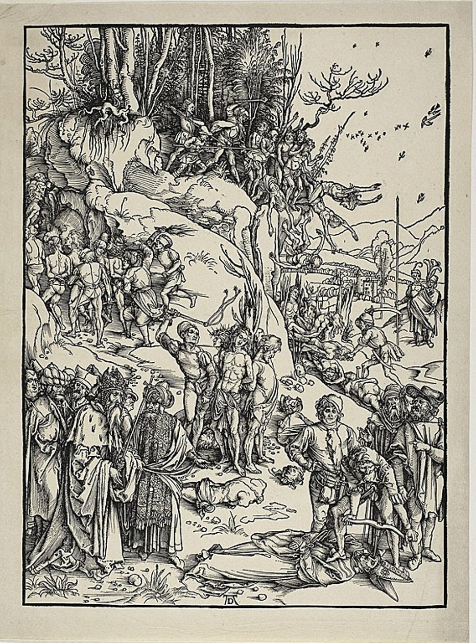 Męczeństwo dziesięciu tysięcy autorstwa Albrecht Dürer