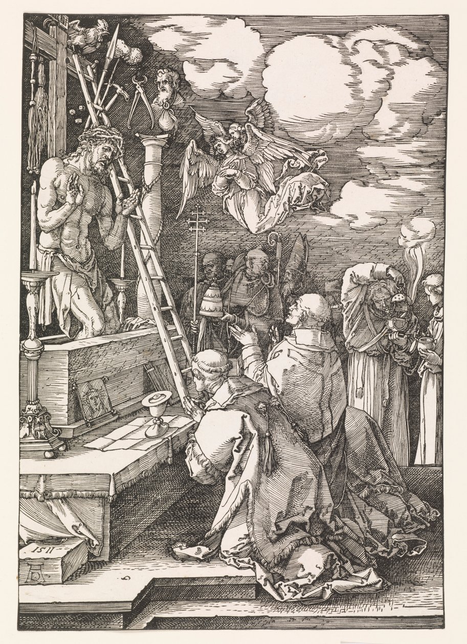 Msza św. Grzegorza autorstwa Albrecht Dürer