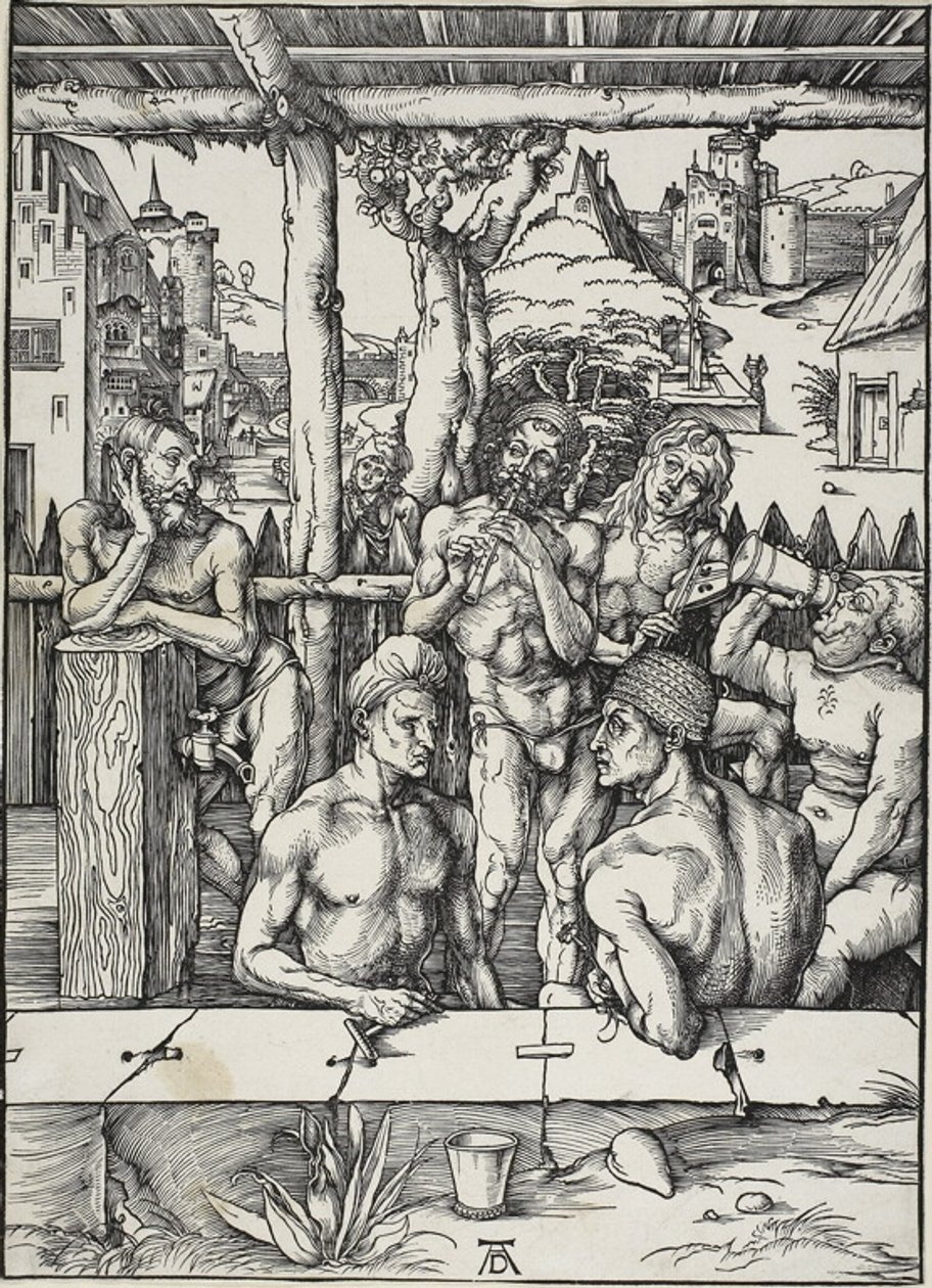 Kąpiel męska autorstwa Albrecht Dürer