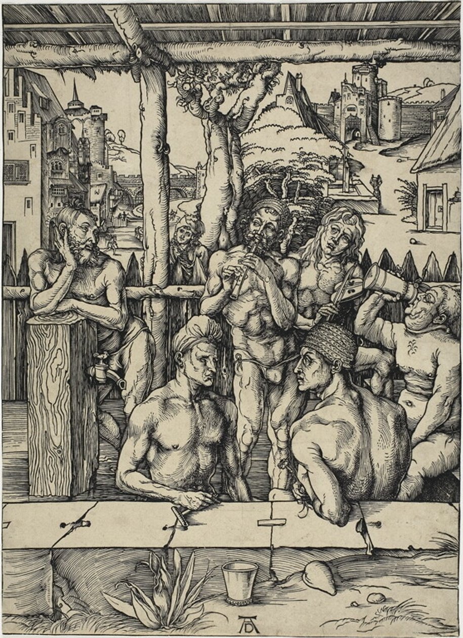 Kąpiel męska autorstwa Albrecht Dürer