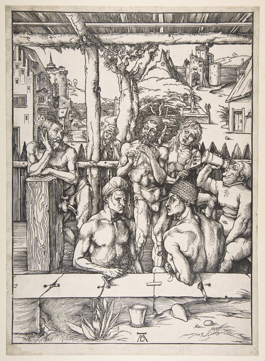 Łazienka dla mężczyzn autorstwa Albrecht Dürer