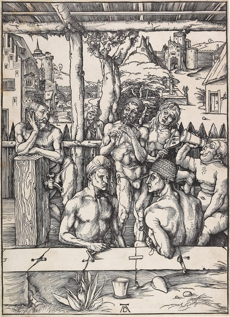 Łazienka dla mężczyzn autorstwa Albrecht Dürer
