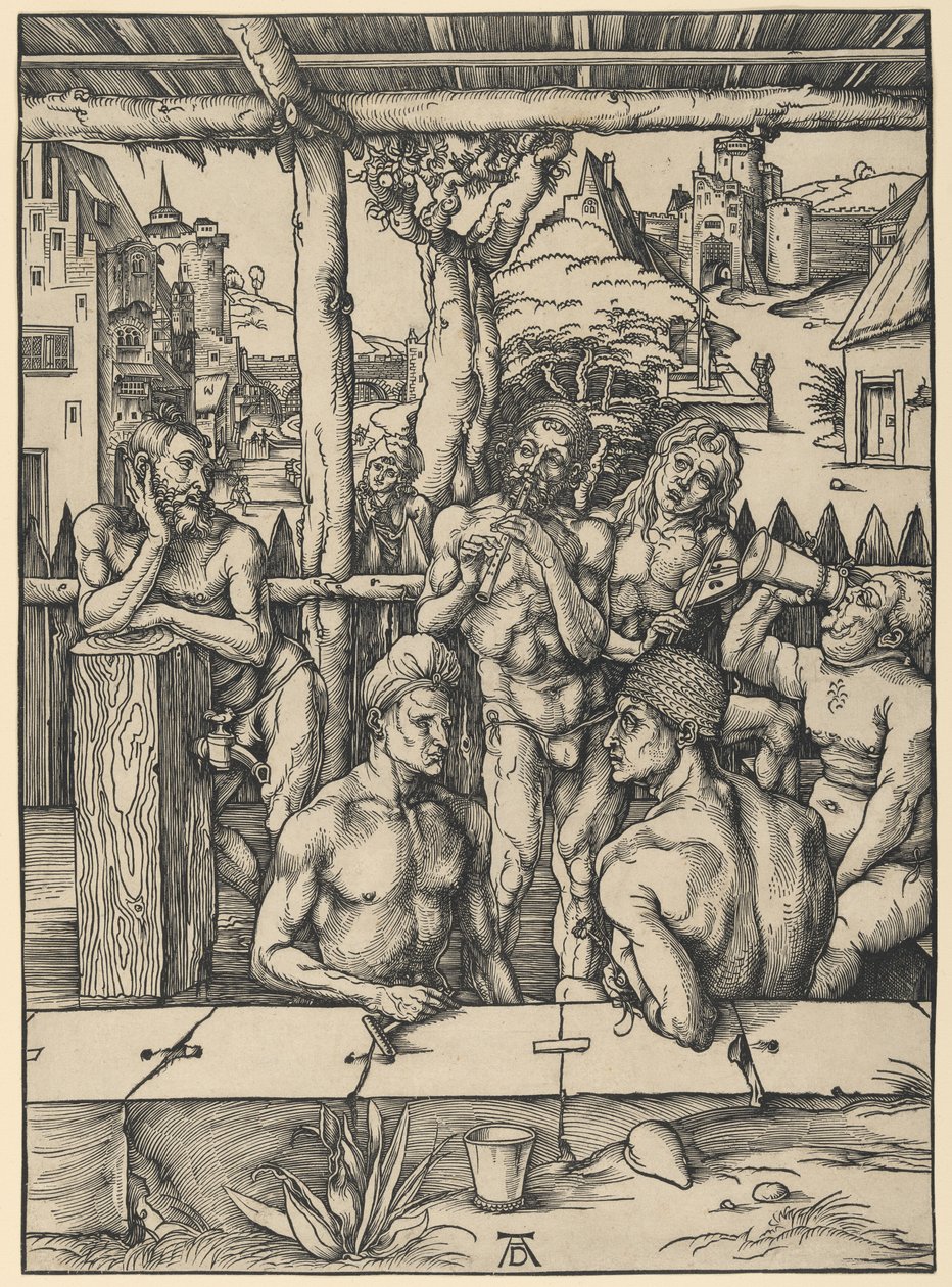 Kąpiel mężczyzn autorstwa Albrecht Dürer