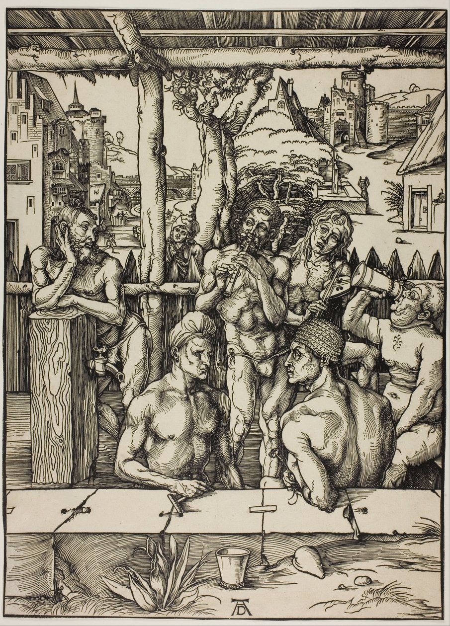 Kąpiel męska autorstwa Albrecht Dürer
