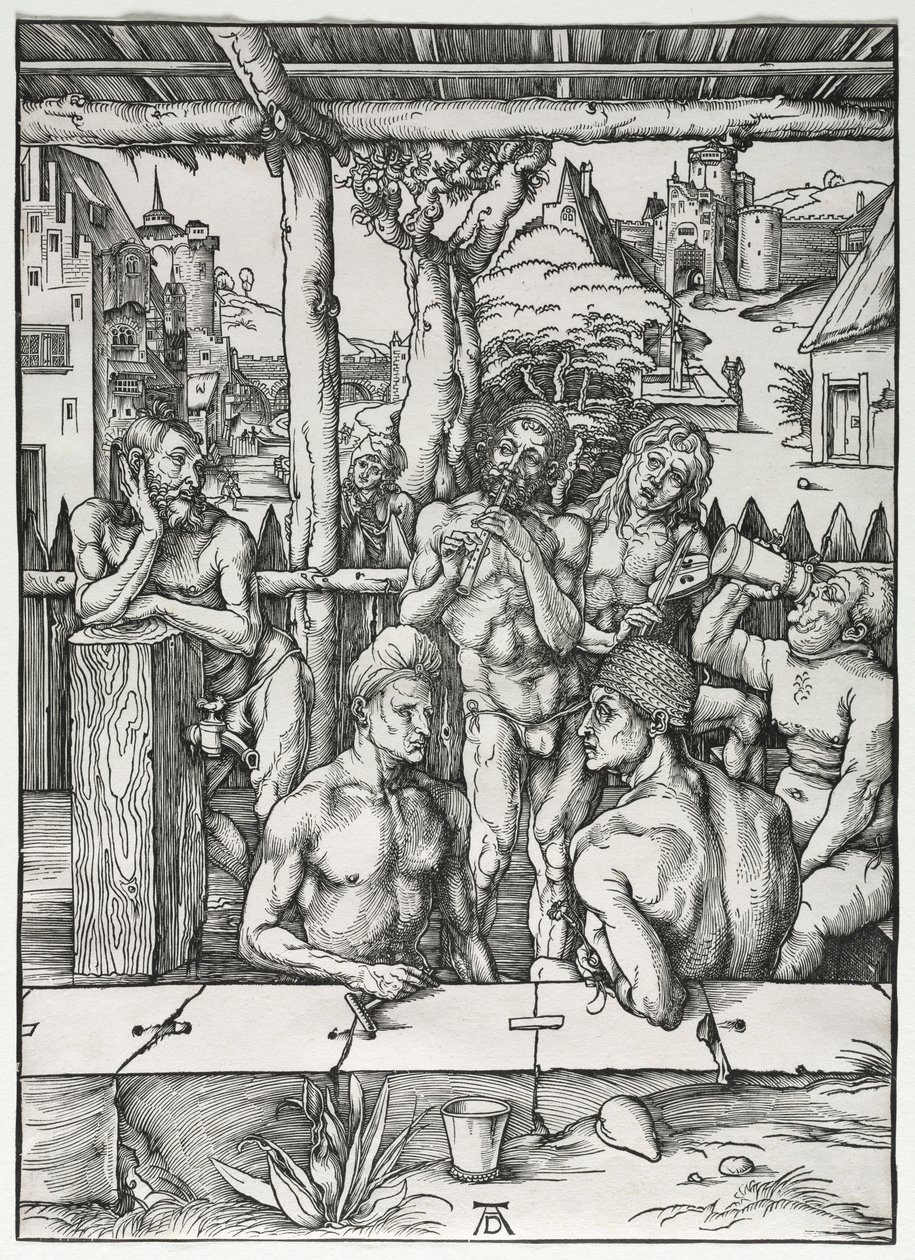 Łaźnia Męska, ok. 1930 r. 1496-1497. autorstwa Albrecht Dürer