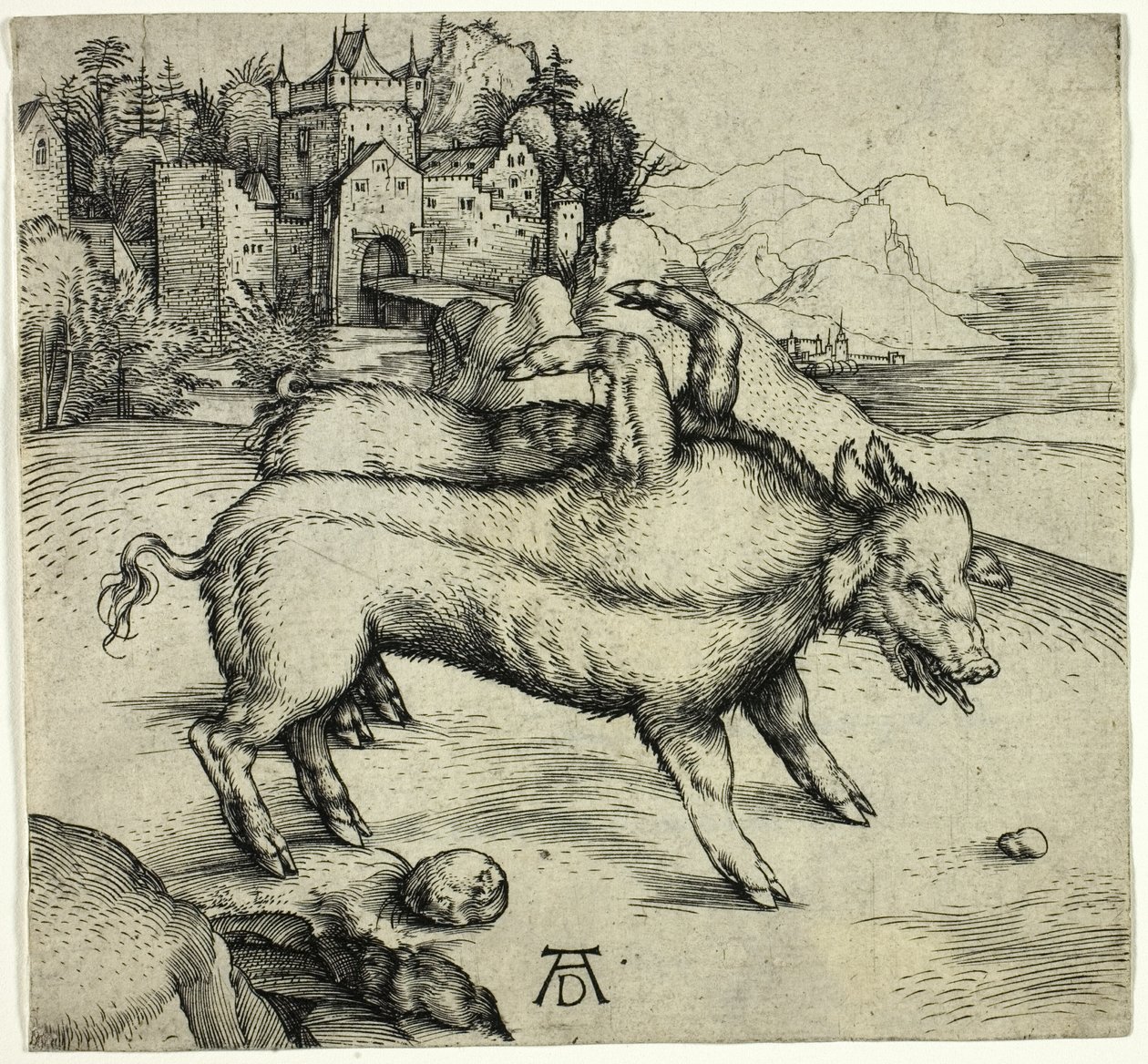 Potworna Siecha Landsera autorstwa Albrecht Dürer