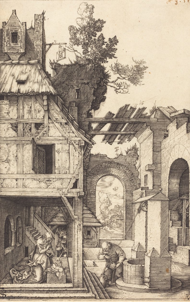 Narodzenia, 1504. autorstwa Albrecht Dürer