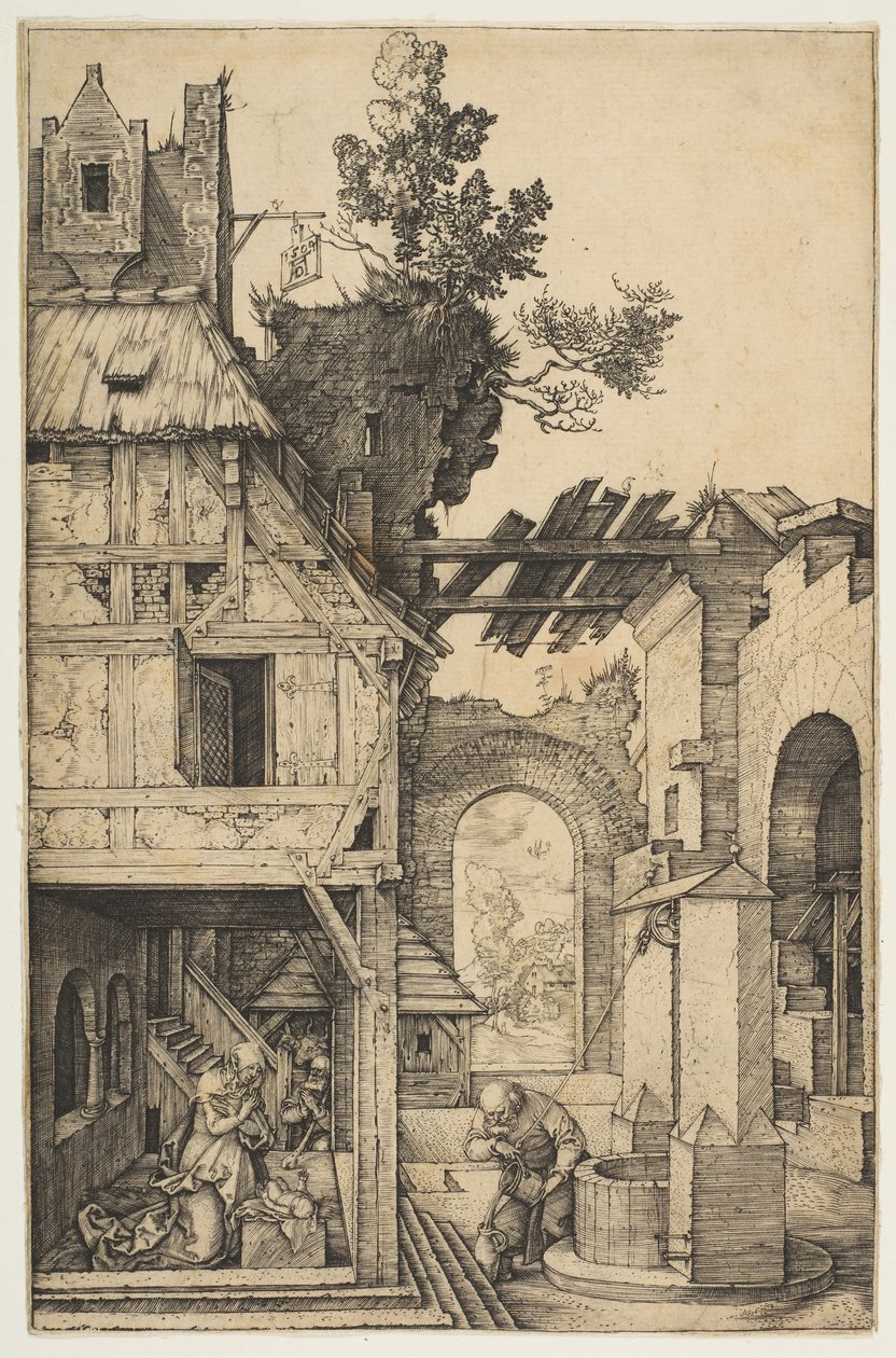 Narodzenia, 1504. autorstwa Albrecht Dürer