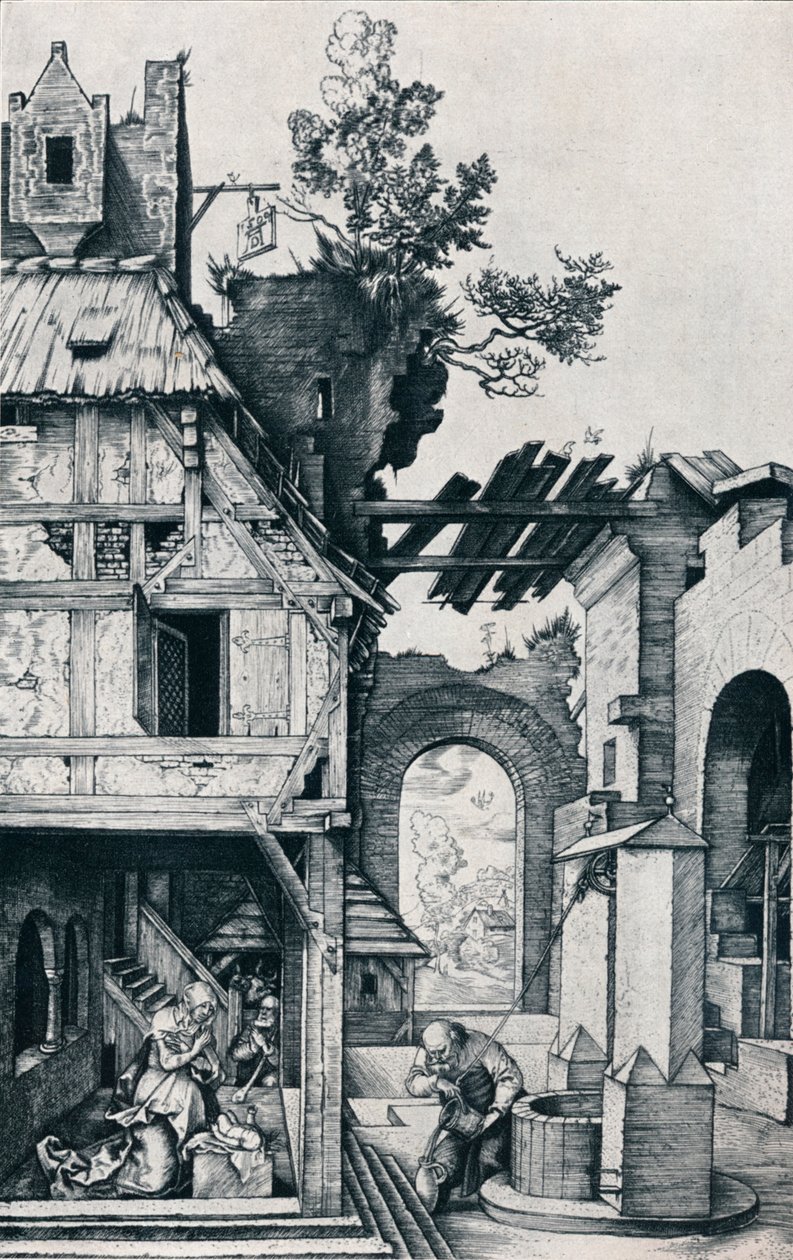 Narodzenia, 1504 1906 autorstwa Albrecht Dürer