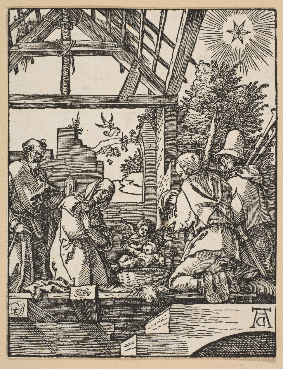 Narodzenia, z Małej pasji.n.d. autorstwa Albrecht Dürer