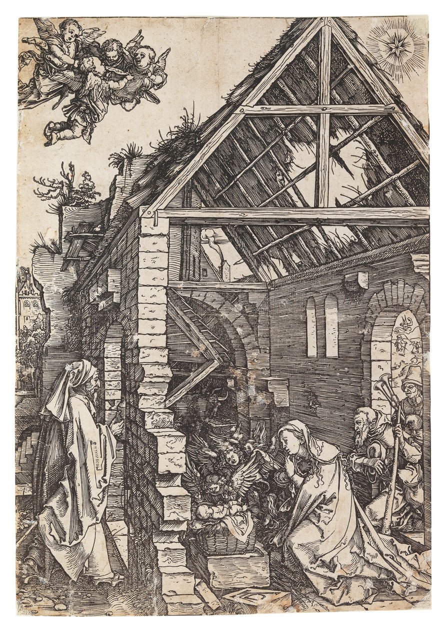 Narodzenia Pańskiego z cyklu Życie Marii, ok. 1503. autorstwa Albrecht Dürer