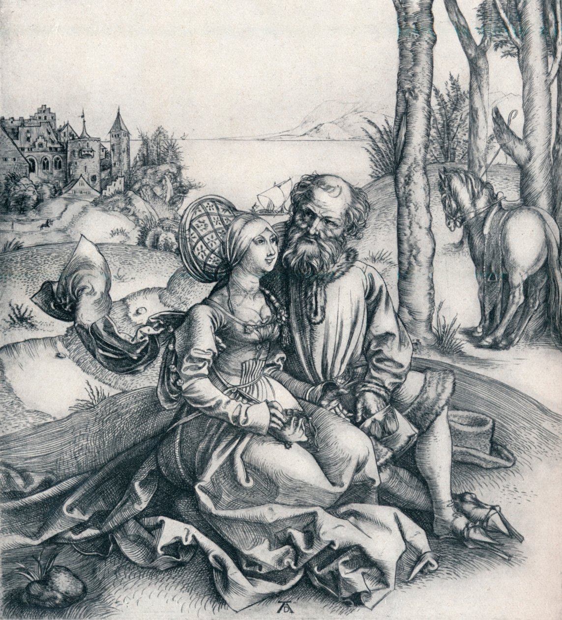 Oferta miłości, 1495 1906 autorstwa Albrecht Dürer