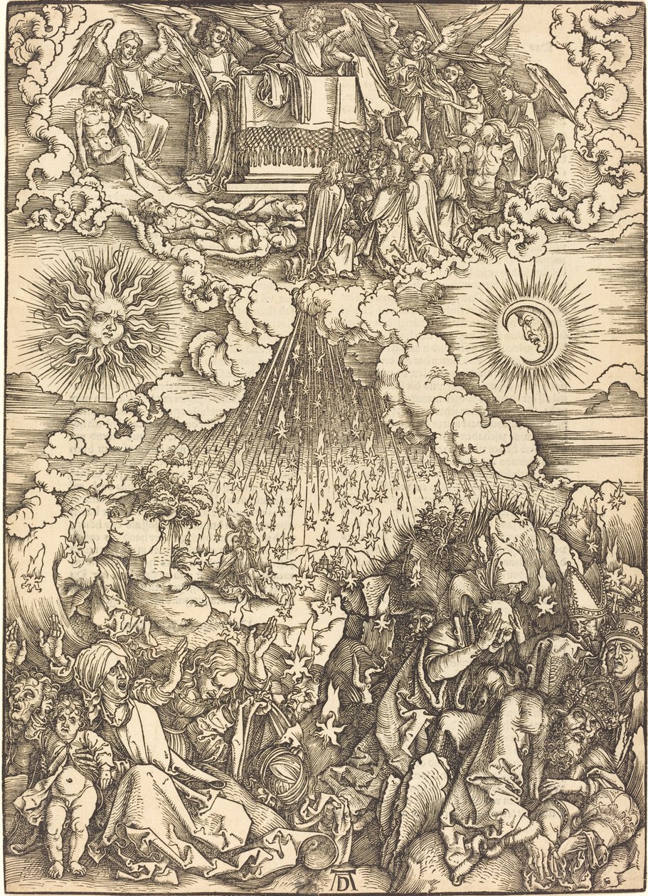 Otwarcie piątej i szóstej pieczęci autorstwa Albrecht Dürer