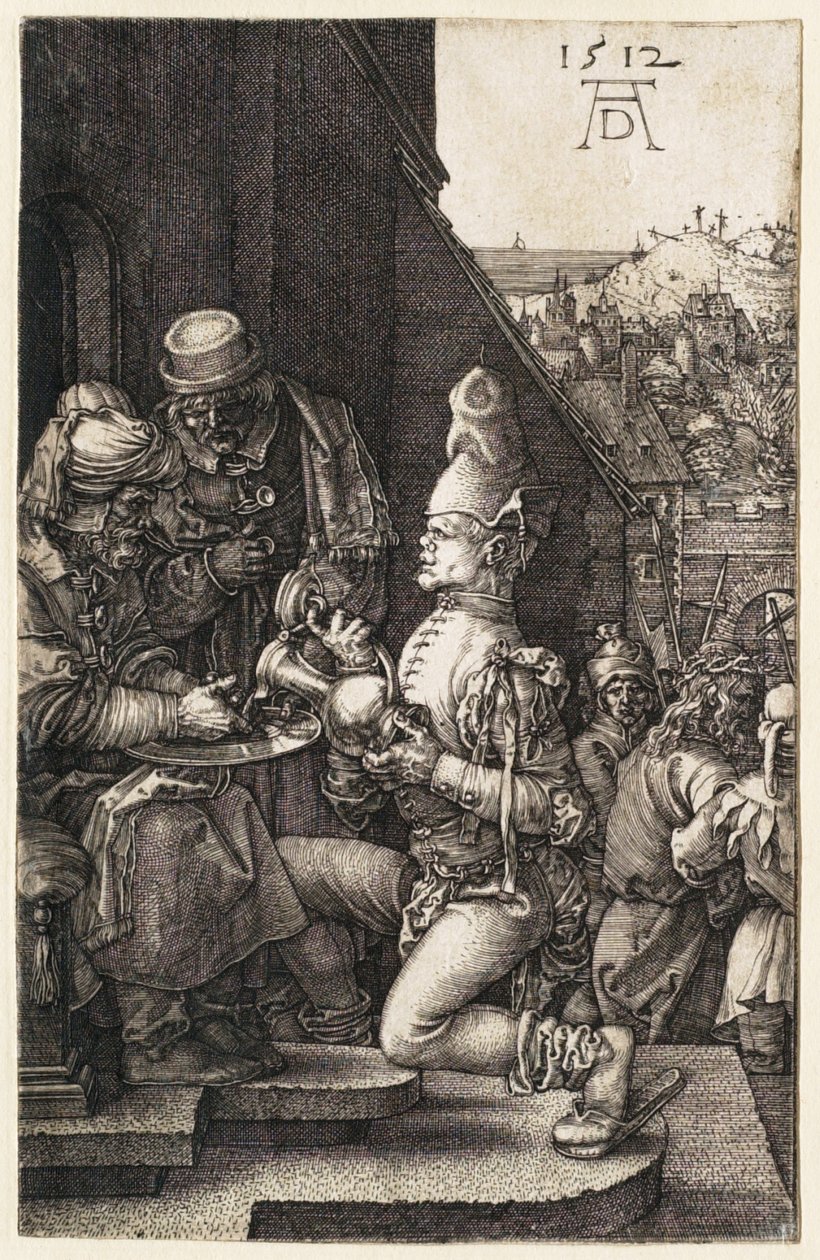 Pasja: Piłat umywa ręce autorstwa Albrecht Dürer