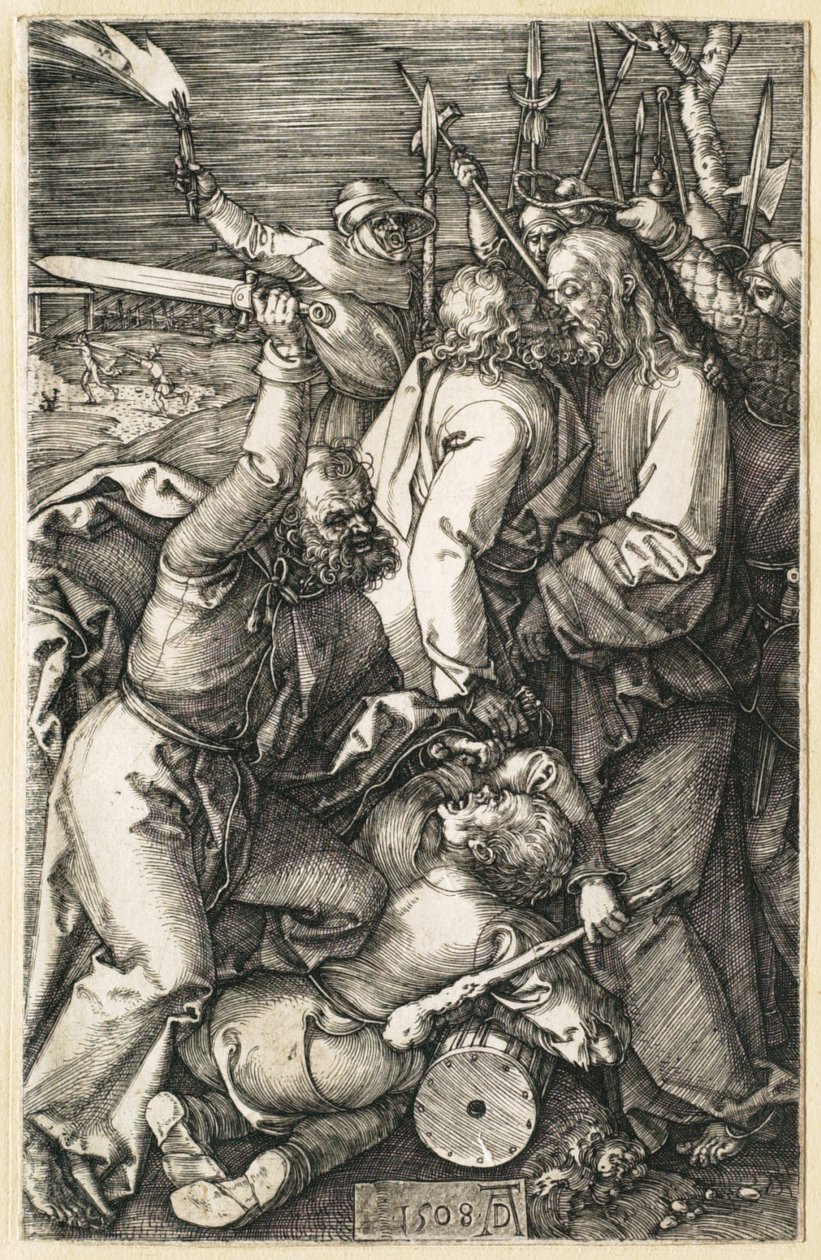 Pasja: zdrada Chrystusa autorstwa Albrecht Dürer