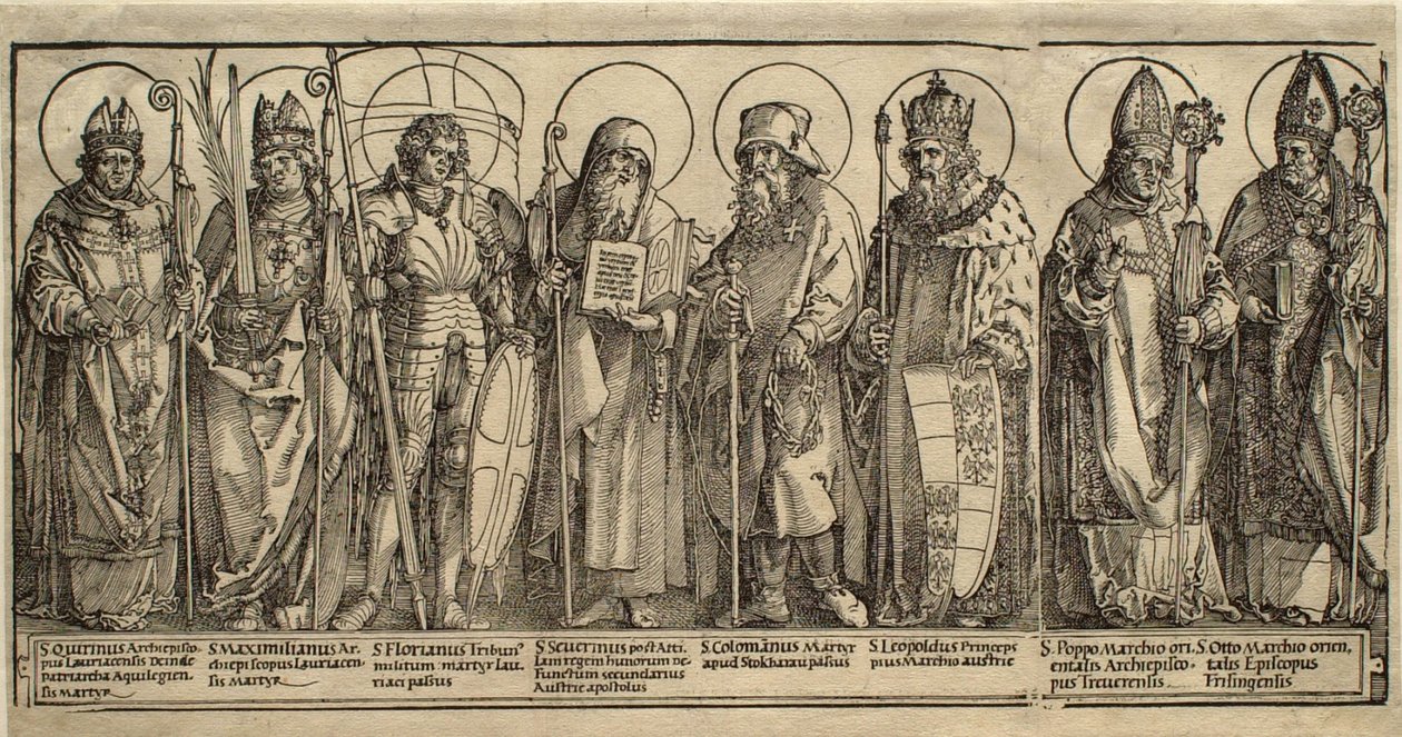 Święci patroni Austrii autorstwa Albrecht Dürer