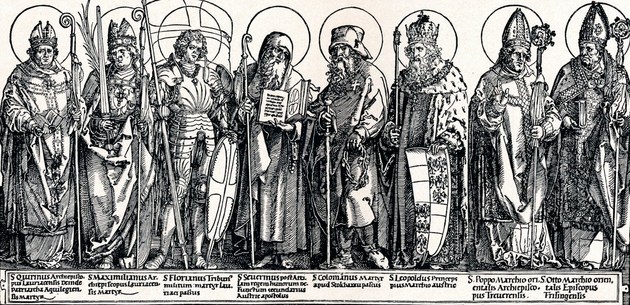 Święci Patronowie Austrii, 1515 1906 autorstwa Albrecht Dürer
