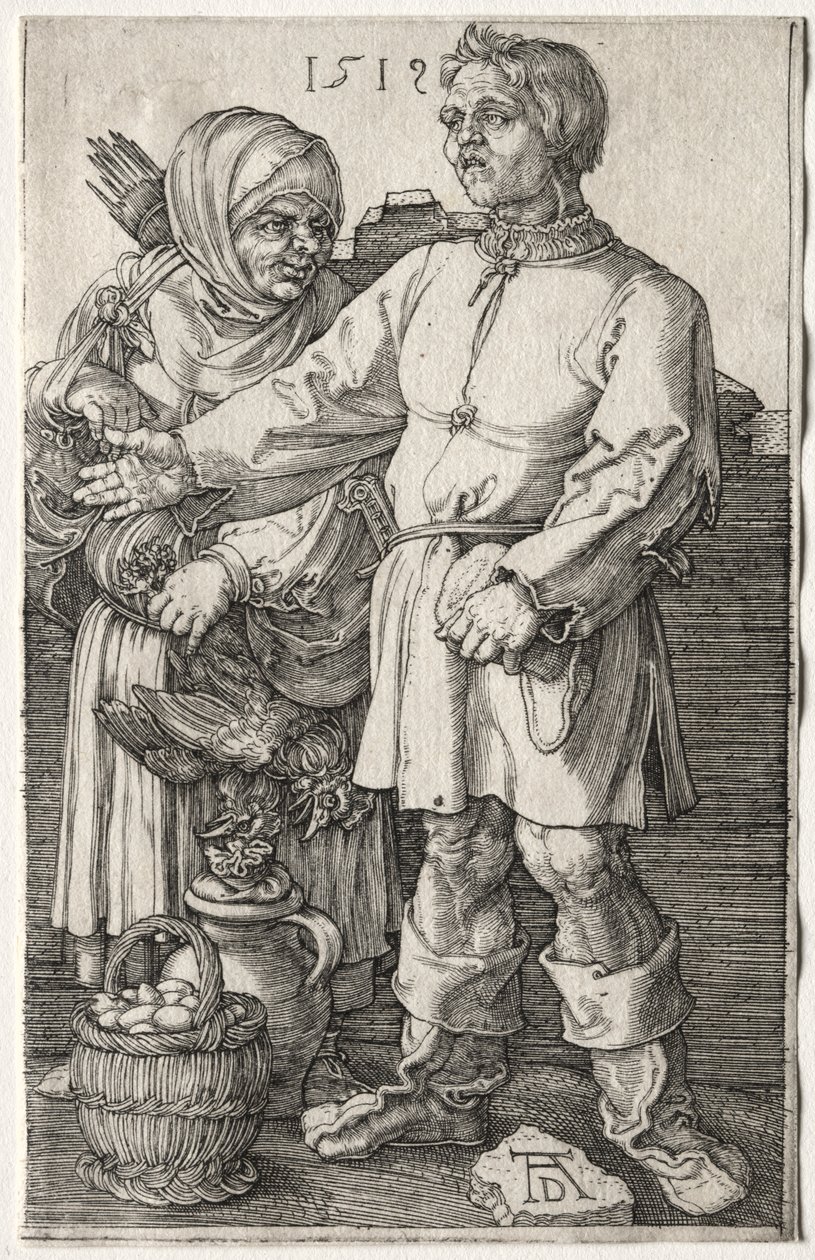 Chłopi na Rynku autorstwa Albrecht Dürer