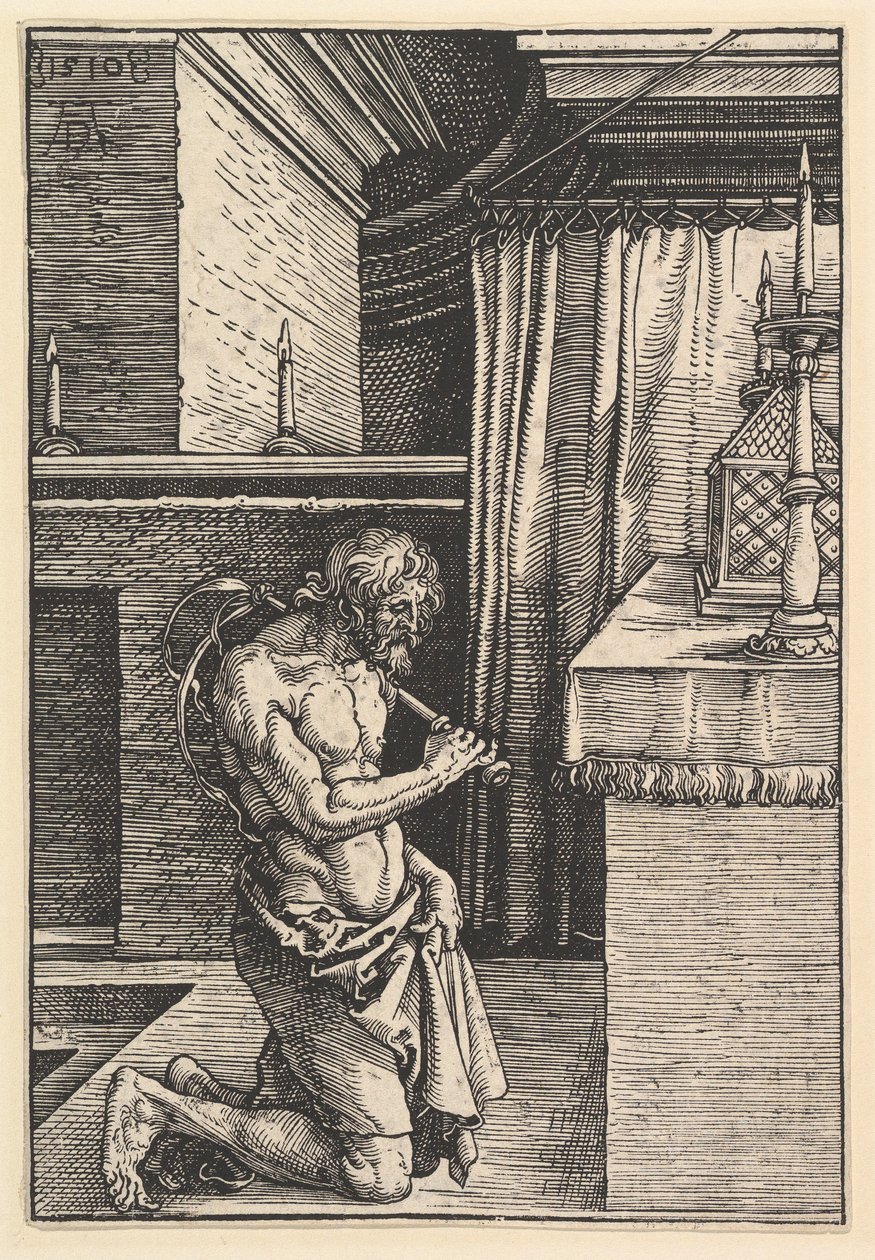 Pokutnik, 1510. autorstwa Albrecht Dürer