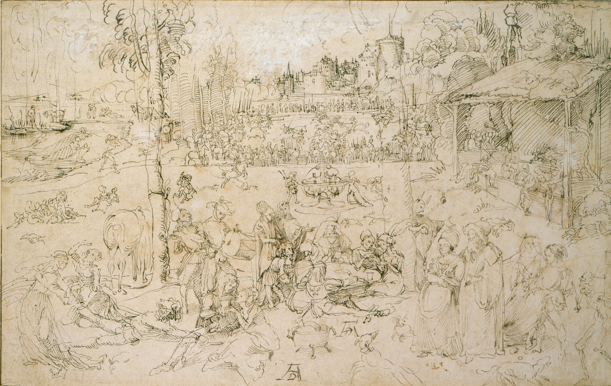 Przyjemności świata, początek XVI wieku autorstwa Albrecht Dürer