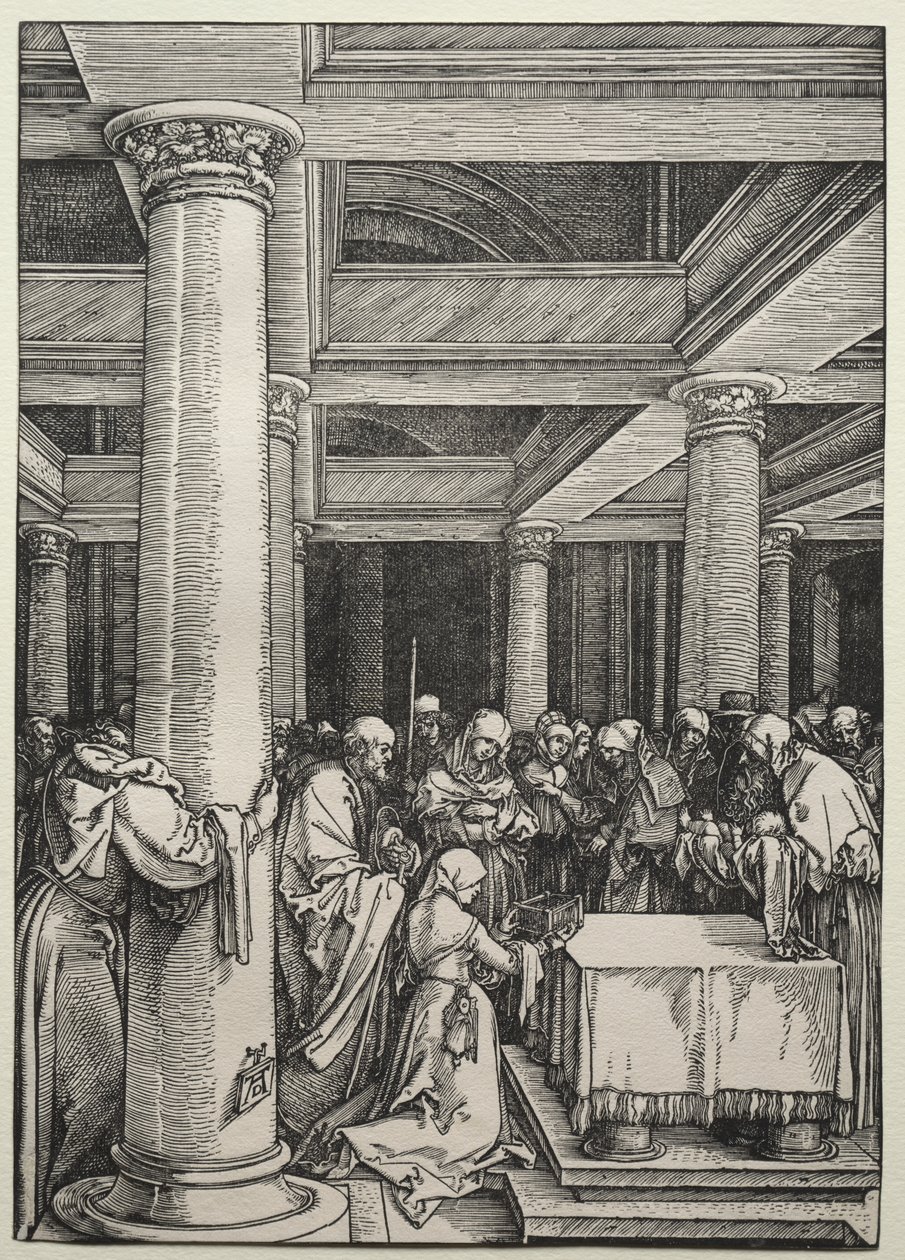 Ofiarowanie Chrystusa w świątyni autorstwa Albrecht Dürer