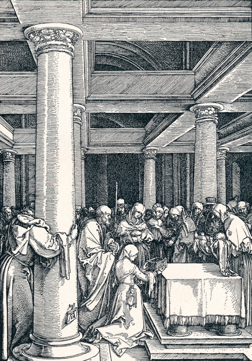 Ofiarowanie Chrystusa w Świątyni, 1506 1906 autorstwa Albrecht Dürer