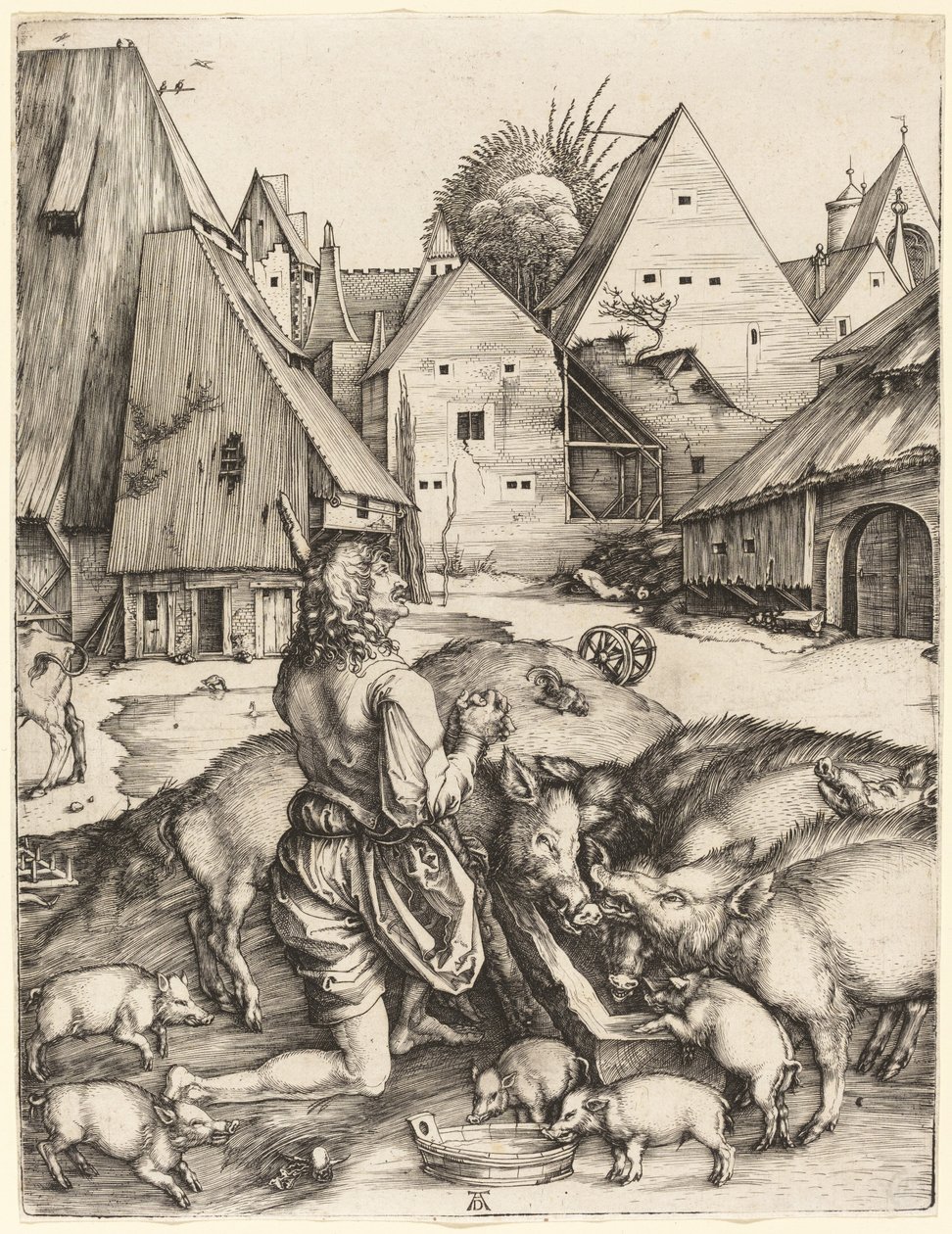 Syn marnotrawny autorstwa Albrecht Dürer