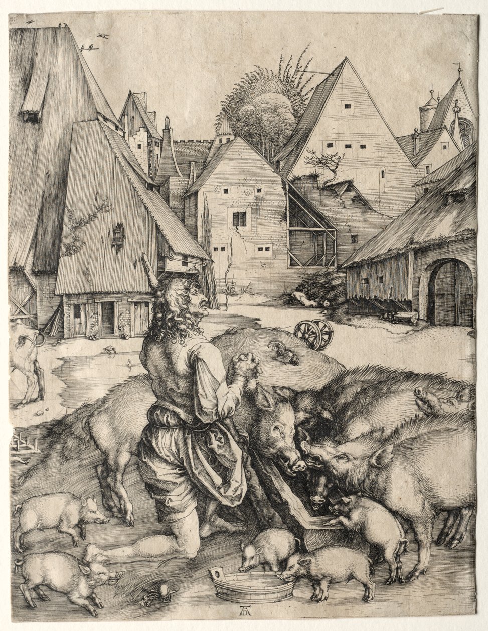 Syn marnotrawny autorstwa Albrecht Dürer