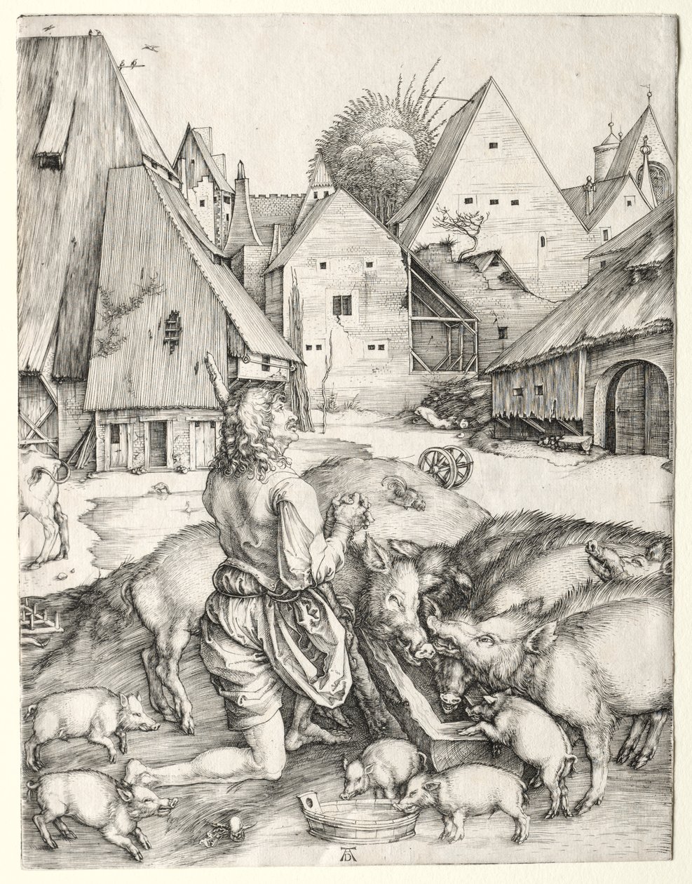Syn marnotrawny autorstwa Albrecht Dürer