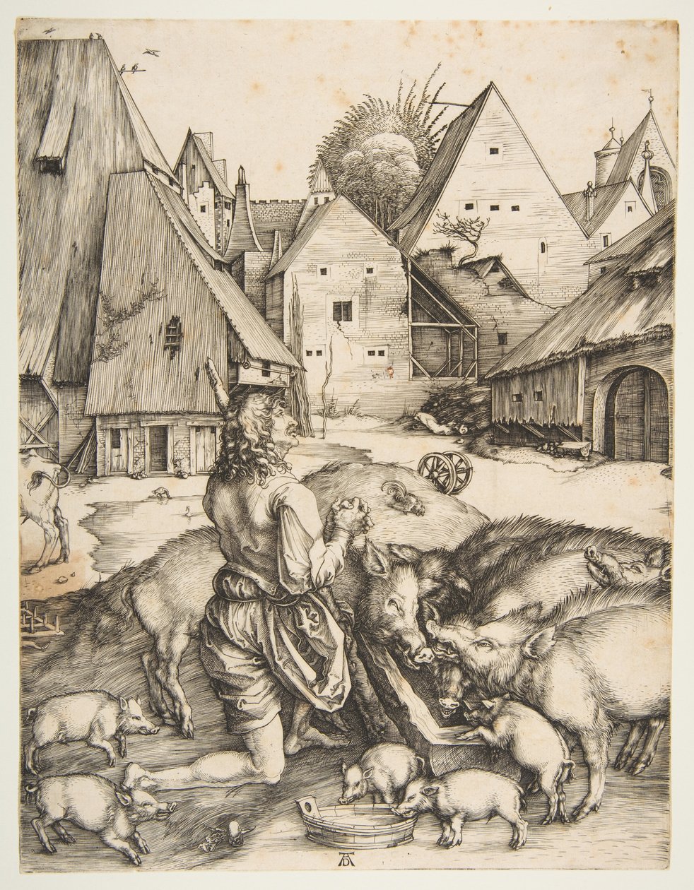 Syn marnotrawny autorstwa Albrecht Dürer