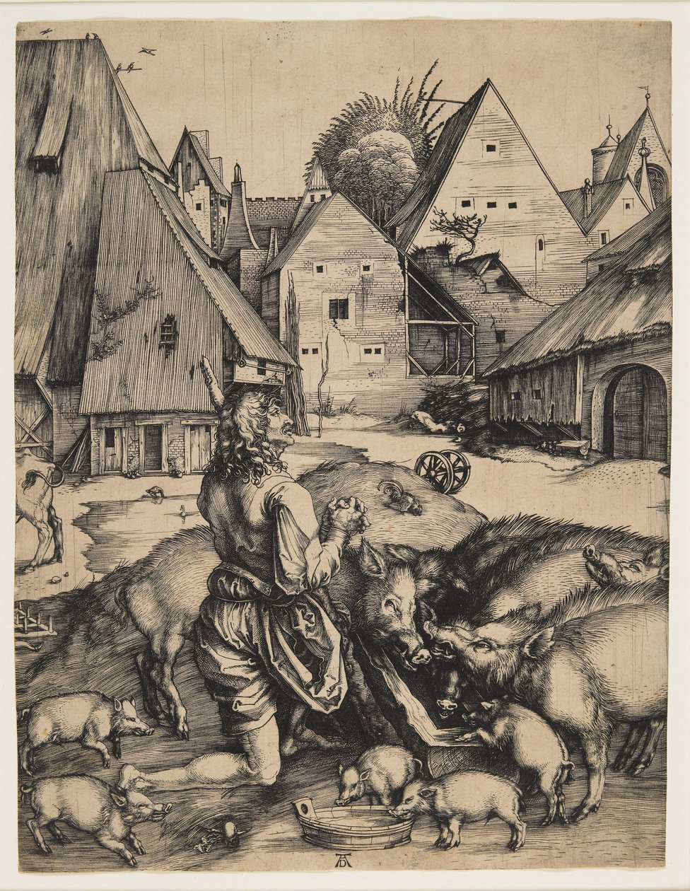 Syn marnotrawny autorstwa Albrecht Dürer