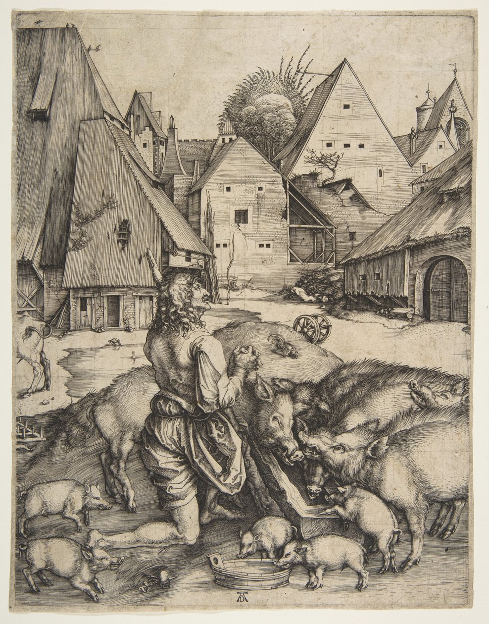 Syn marnotrawny autorstwa Albrecht Dürer