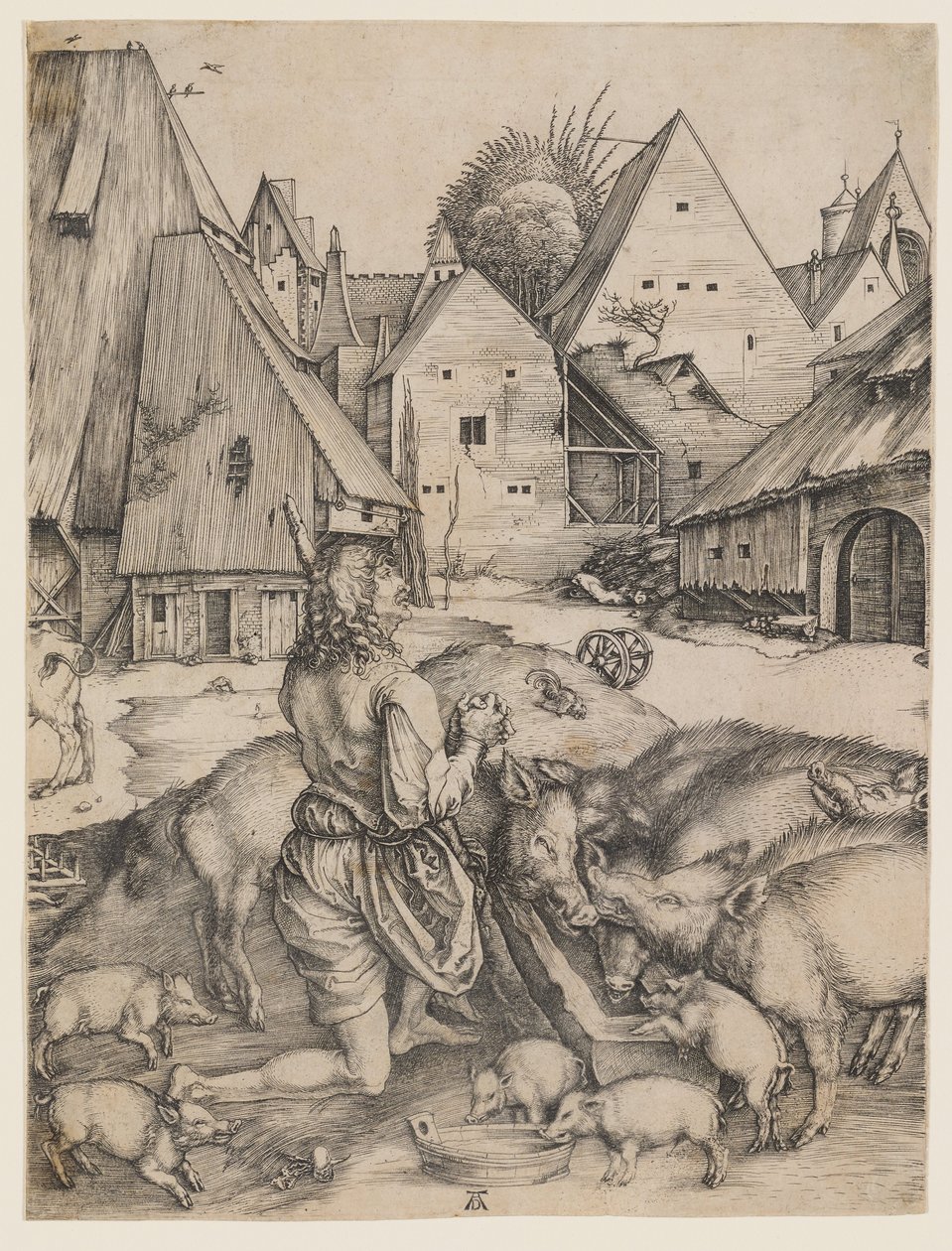 Syn marnotrawny autorstwa Albrecht Dürer