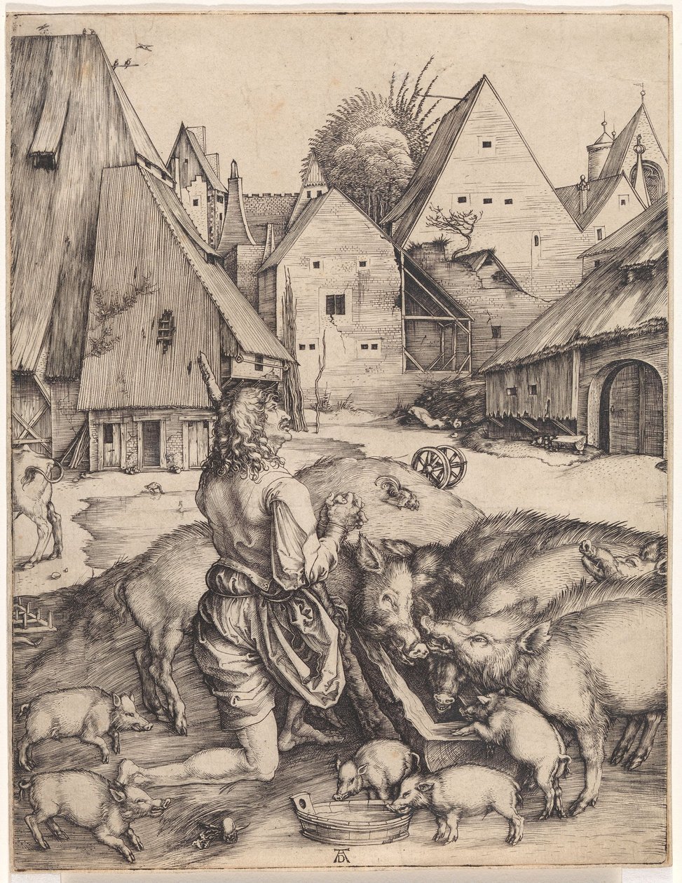 Syn marnotrawny autorstwa Albrecht Dürer