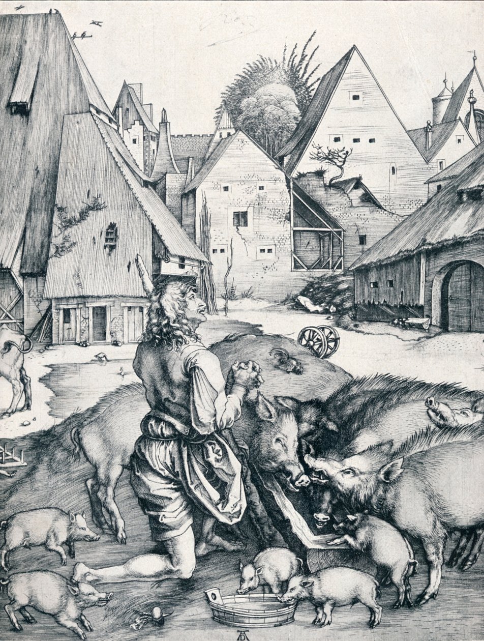 Syn marnotrawny, 1495 1906 autorstwa Albrecht Dürer