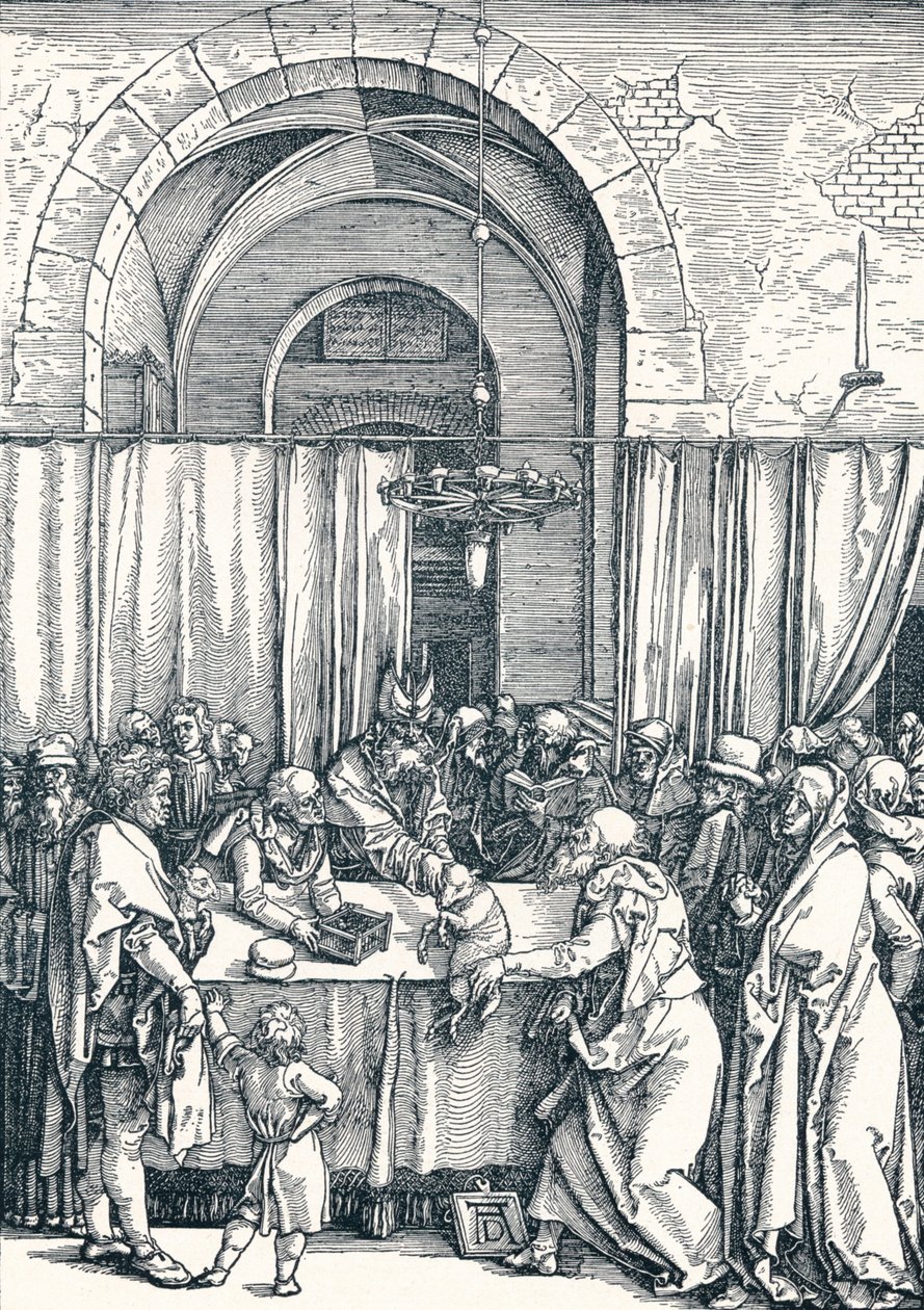 Odrzucenie ofiary Joachima, 1506 1906 autorstwa Albrecht Dürer